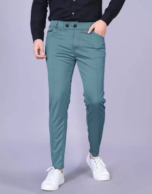 MSRathoreEnterprises Regular Fit Men Light Blue Trousers
