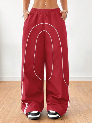 Roadster Loose Fit Women Red Trousers