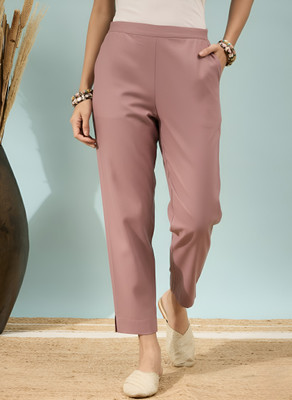 D K W Regular Fit Women Multicolor Trousers