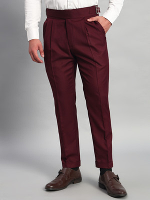 VIVA TRENDZ Regular Fit Men Maroon Trousers