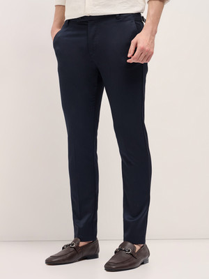 THE BEAR HOUSE Slim Fit Men Blue Trousers