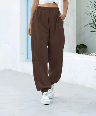 Q-Rious Relaxed Women Brown Trousers