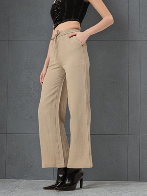 Roadster Regular Fit Women Beige Trousers