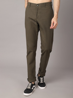 CANTABIL Regular Fit Men Green Trousers