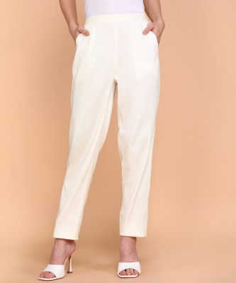 Vastranikhar Regular Fit Women White Trousers