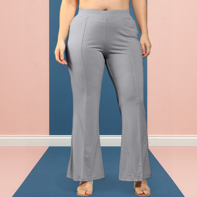 Anitafashion Loose Fit Women Grey Trousers