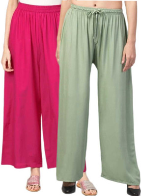VESTMENT Relaxed Women Green, Pink Trousers