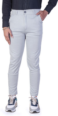 Eassycollection Straight Fit Men White Trousers