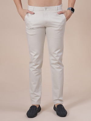 V-MART Slim Fit Men Grey Trousers