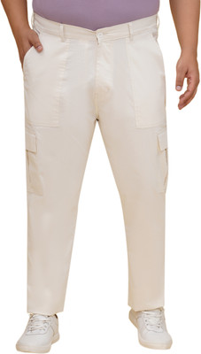JOHN PRIDE Regular Fit Men Beige Trousers