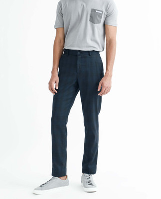 RARE RABBIT Slim Fit Men Blue Trousers