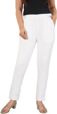 SUPRYIA Regular Fit Women White Trousers