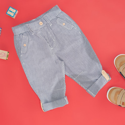 Pantaloons Baby Regular Fit Baby Boys Grey Trousers