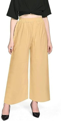 junaid fashion Relaxed Women Beige Trousers