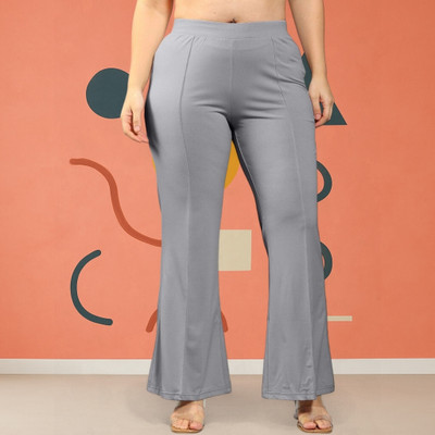nitafashion Loose Fit Women Grey Trousers