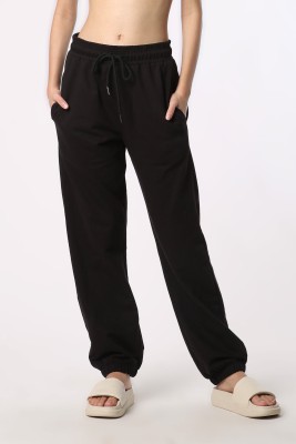 Calm Down Relaxed Women Black Trousers