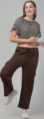 sahil sassy Slim Fit Women Brown Trousers