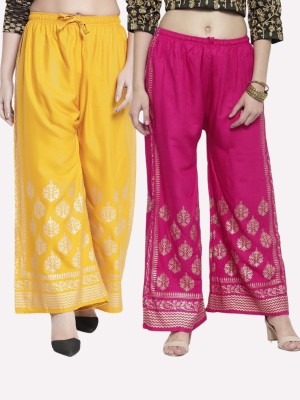 Meyara Relaxed Women Yellow, Pink Trousers