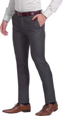 Mans Fab Slim Fit Men Black Trousers