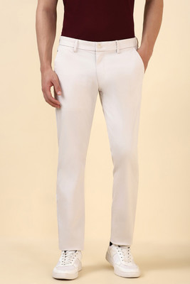 Allen Solly Slim Fit Men White Trousers