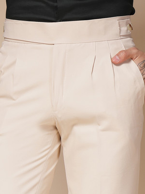 italianvega Regular Fit Men Cream, Beige, Black, Blue, Brown, Red, Grey Trousers