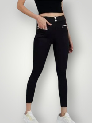 LaxmiEmpiree Comfort Fit Women Black Trousers