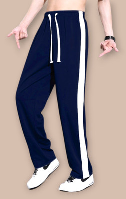 INDICLUB Loose Fit Men Blue Trousers