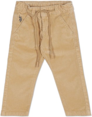 U.S. POLO ASSN. Regular Fit Boys Beige Trousers