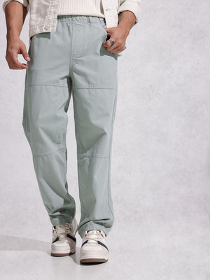 WROGN Loose Fit Men Grey Trousers