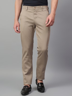 CANTABIL Regular Fit Men Brown Trousers