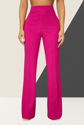 SKD TRENDZ Comfort Fit, Regular Fit Women Pink Trousers