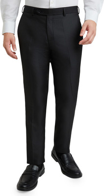 Raymond Slim Fit Men Black Trousers