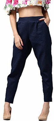 Mohu Regular Fit Women Black Trousers