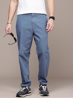 Roadster Regular Fit Men Blue Trousers