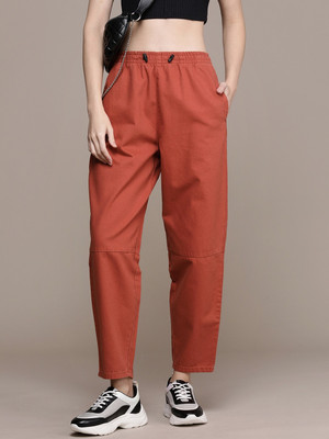 Roadster Regular Fit Women Red Trousers