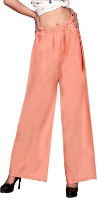 PinkCity Style Regular Fit Women Cream Trousers