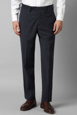 LOUIS PHILIPPE Slim Fit Men Dark Blue Trousers