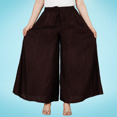 STRICKLIN Regular Fit Women Brown Trousers