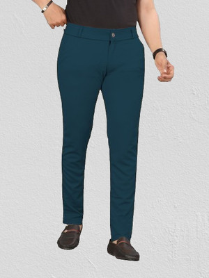 Nortex Regular Fit Men Blue Trousers
