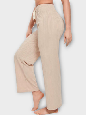 LaxmiEmpiree Comfort Fit Women Beige Trousers