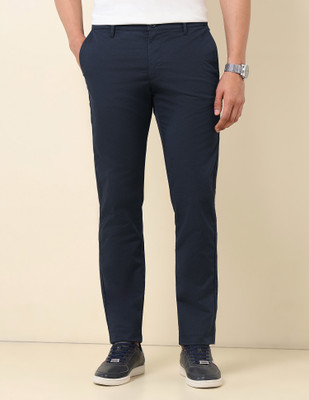 U.S. POLO ASSN. Slim Fit Men Blue Trousers