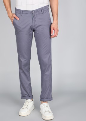 PROVOGUE Slim Fit Men Light Blue Trousers