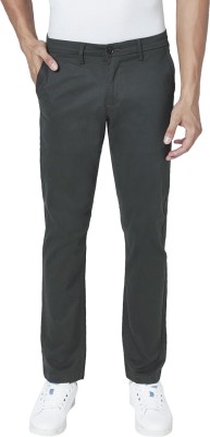 Byford by Pantaloons Slim Fit Men Grey Trousers