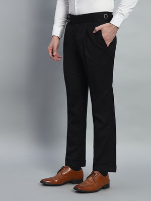 VIVA TRENDZ Regular Fit Men Black Trousers