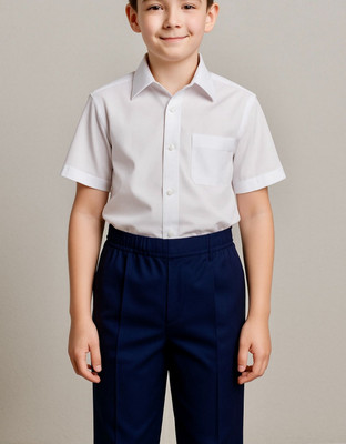 OSD Regular Fit Boys Dark Blue Trousers
