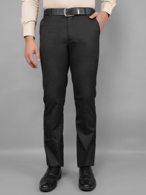 Canary London Slim Fit Men Grey Trousers