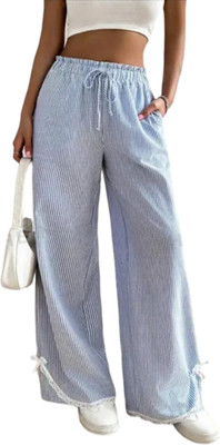 SABIHA Regular Fit Women Blue Trousers
