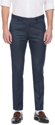 ARROW Regular Fit Men Grey Trousers