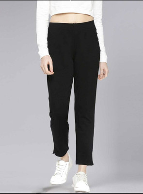 MERAKI Regular Fit Women Black Trousers