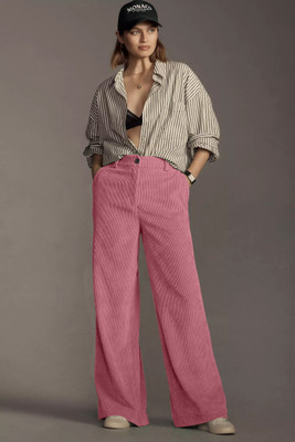 Rajovati Relaxed Women Pink Trousers